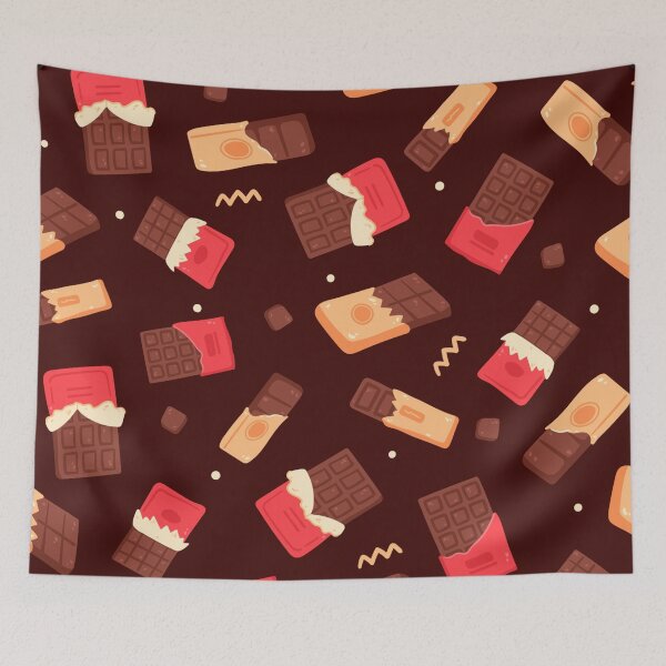 Item preview, bar, chocolate, pattern, pink, yellow designed and sold by logo store.