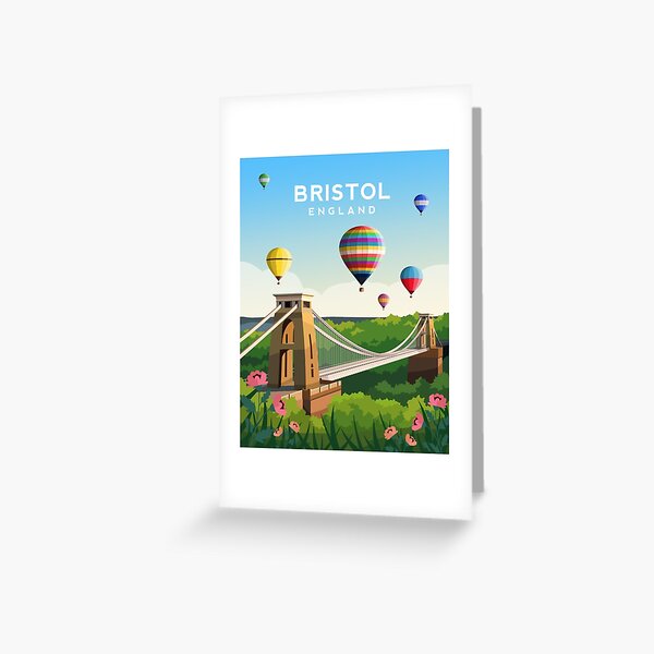 Item preview, Bristol Clifton Bridge, England Hot Air Balloons designed and sold by typelab.