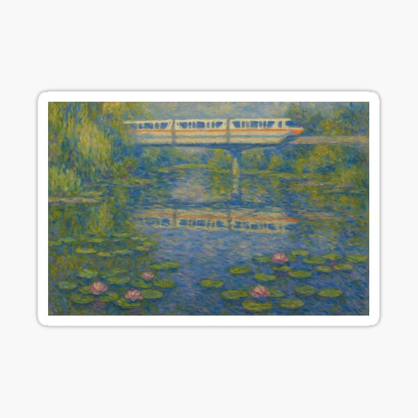 Item preview, Monet-rail (v1) designed and sold by Theme Snark.
