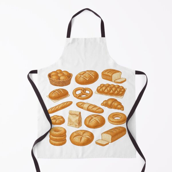 Item preview, Variety of Artisan Bread in Hand-Drawn Style designed and sold by ArtfulWeave.