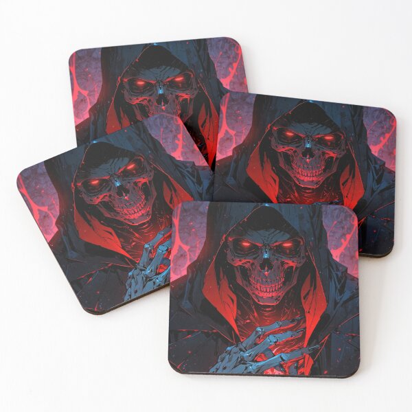 Item preview, The Death - A Hooded Reaper with Glowing Eyes designed and sold by The Artfiller.
