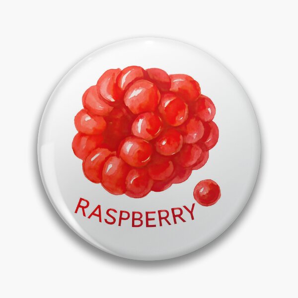 Item preview, Watercolor Raspberry with Hand-Lettered Text designed and sold by ArtfulWeave.