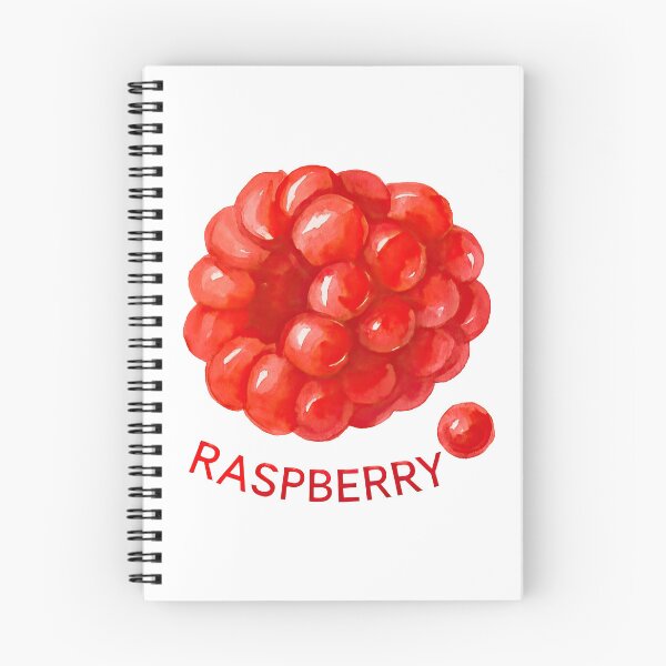Item preview, Watercolor Raspberry with Hand-Lettered Text designed and sold by ArtfulWeave.