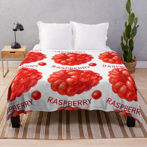 Item preview, Watercolor Raspberry with Hand-Lettered Text designed and sold by ArtfulWeave.