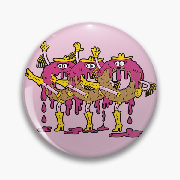 Item preview, Dancing Donut Cowgirls - Pink Frosting Can-Can designed and sold by Webstudio 2Amigos.