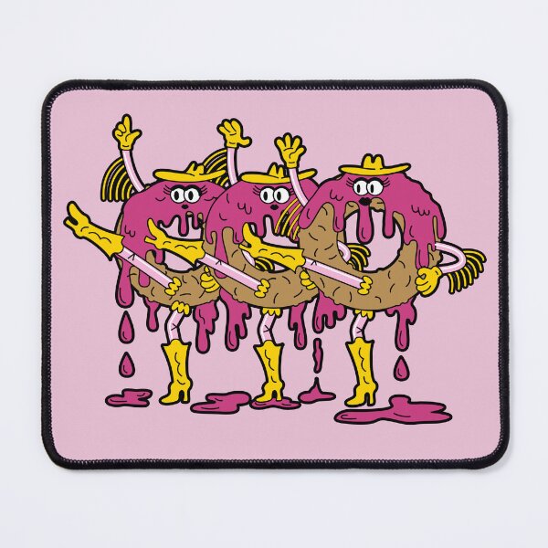 Item preview, Dancing Donut Cowgirls - Pink Frosting Can-Can designed and sold by Webstudio 2Amigos.