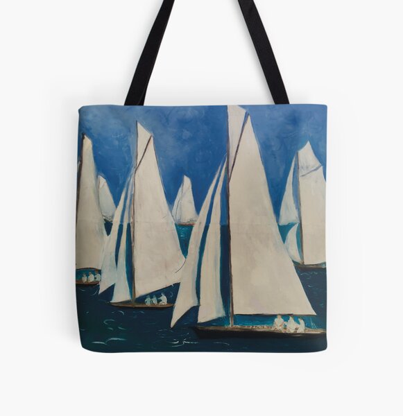 Regates Royales Cannes All Over Print Tote Bag