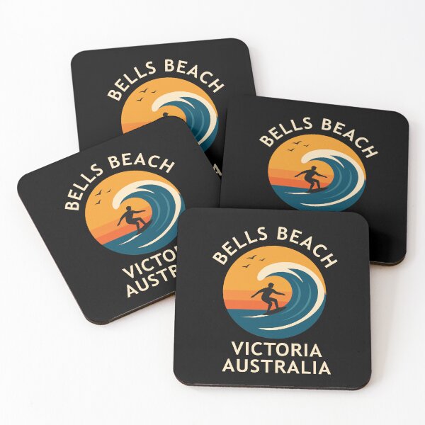 Item preview, Bells Beach – Victoria, Australia (with White Lettering) designed and sold by VelvetRoom.