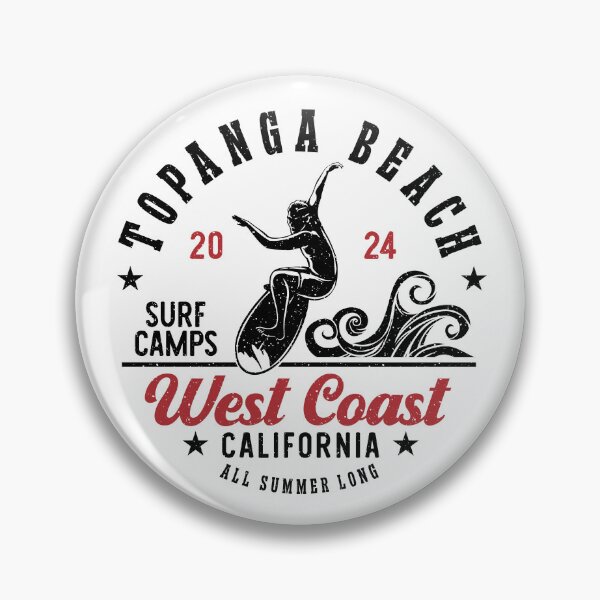 Item preview, Surfing Topanga Beach Surf Pacific West Coast California designed and sold by eclecTEEq.