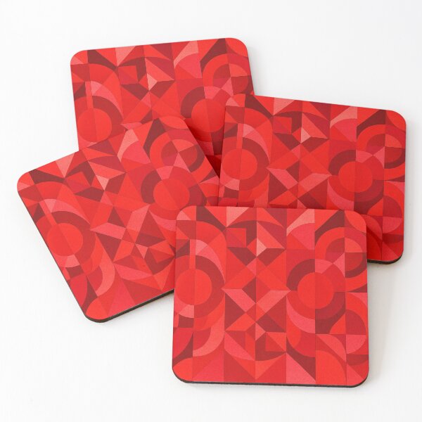 Item preview, Symphony of geometric reds designed and sold by Sigtrix.