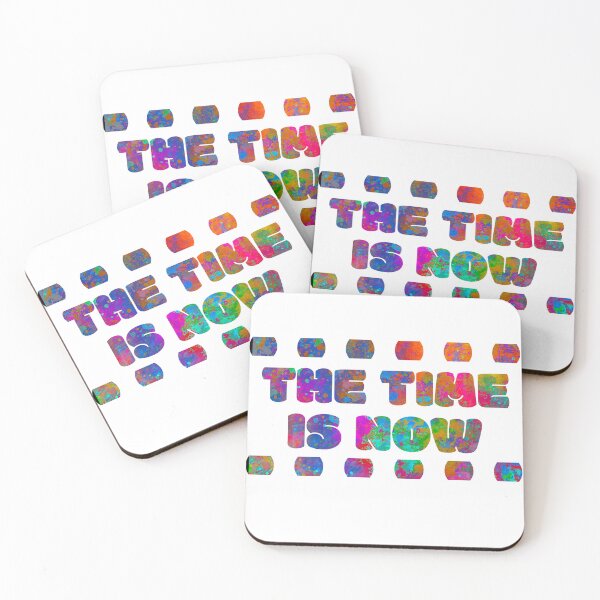 Item preview, The Time Is Now Colorful Text designed and sold by art64.