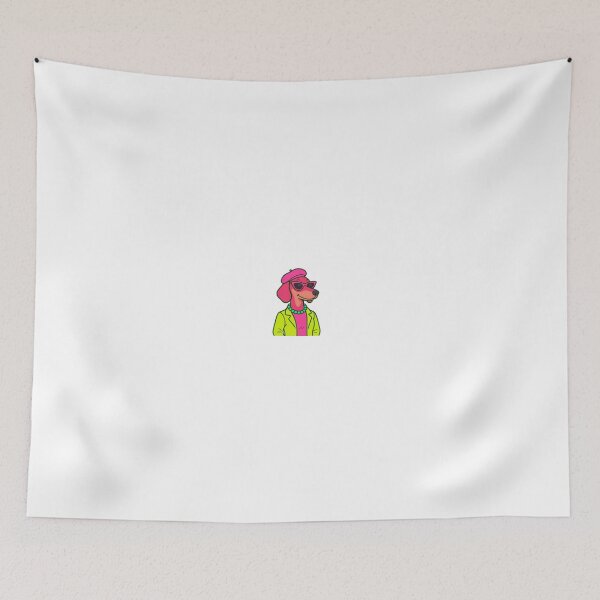 Item preview, stylish dog in retro look designed and sold by Happy Heart Studio.