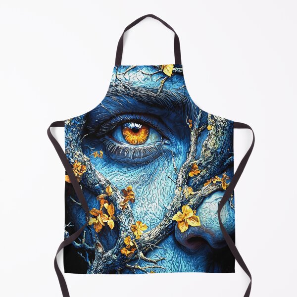 Item preview, Mystic Forest Face with Fiery Eyes and Autumn Bloom designed and sold by Taans-Creation.