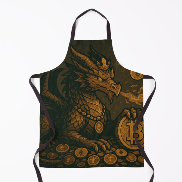 Item preview, Crypto Dragon: The Guardian of Digital Gold designed and sold by MarinaBlackArt.