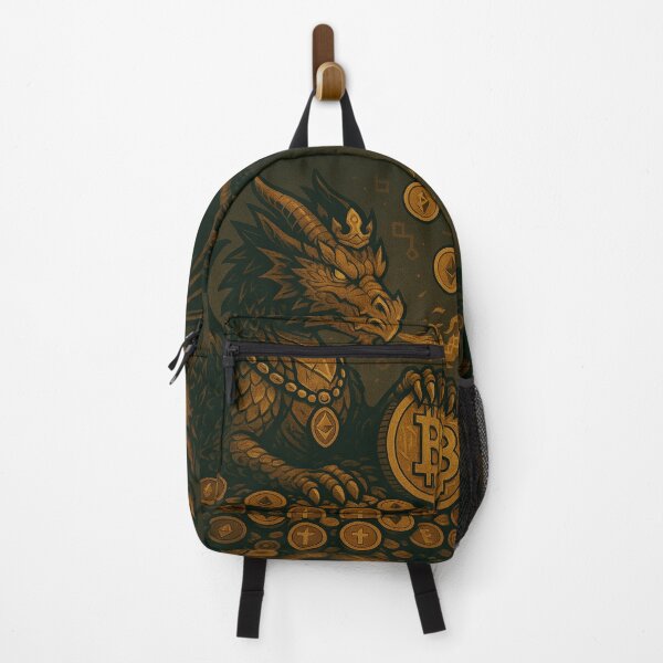 Item preview, Crypto Dragon: The Guardian of Digital Gold designed and sold by MarinaBlackArt.