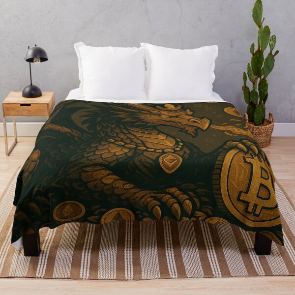Item preview, Crypto Dragon: The Guardian of Digital Gold designed and sold by MarinaBlackArt.