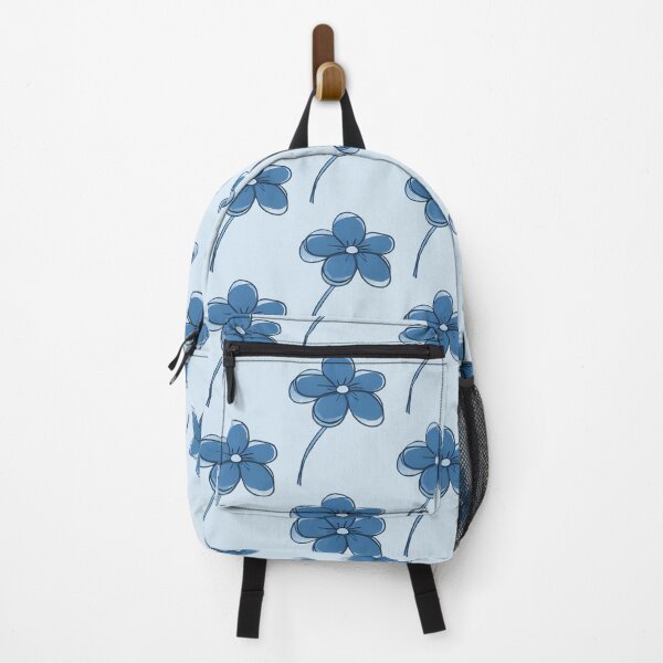 Item preview, Minimalist Forget-Me-Not Flower Doodle with Stem – Line Art designed and sold by EmeraldeaArt.