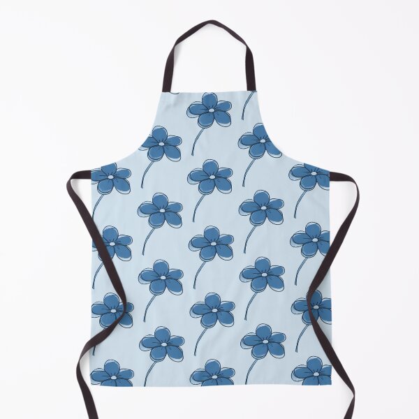 Item preview, Minimalist Forget-Me-Not Flower Doodle with Stem – Line Art designed and sold by EmeraldeaArt.