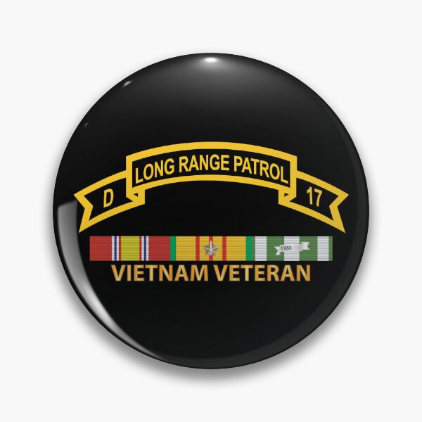 Item preview, Army - Troop D 17th Cav Long Range Patrol Vietnam Vet w VN SVC X 300 designed and sold by Military Insignia Products.