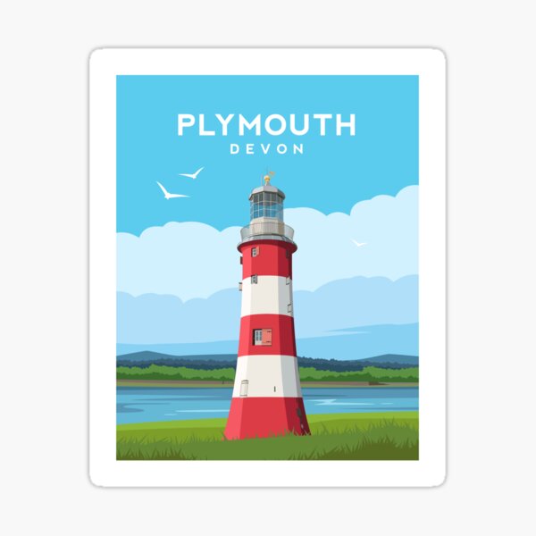 Item preview, Plymouth - Smeaton's Tower Lighthouse in Devon, England designed and sold by typelab.