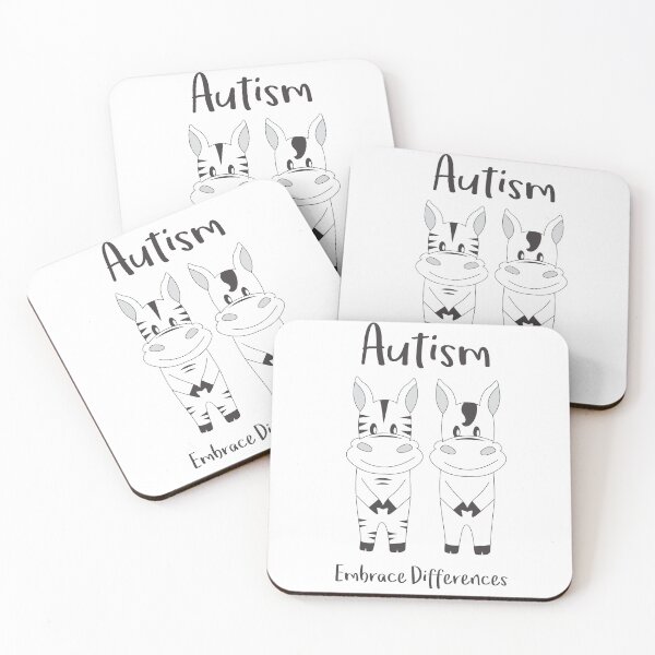 Item preview, Autism Embrace Differences Zebras designed and sold by thewishdesigns.