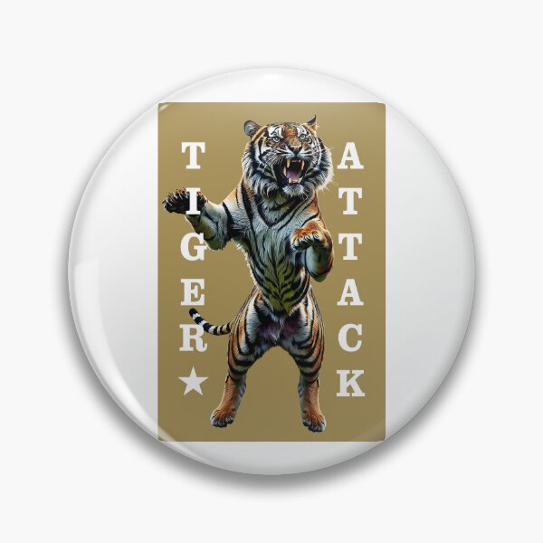 Item preview, TIGER ATTACK designed and sold by TIGERRIFIC.