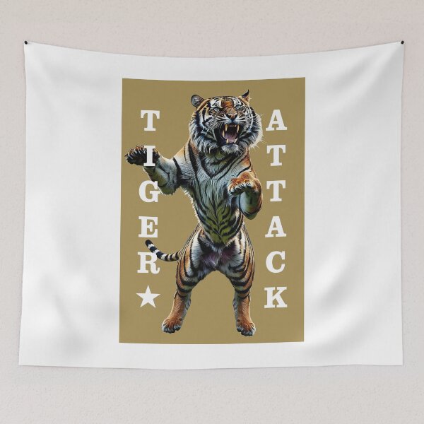 Item preview, TIGER ATTACK designed and sold by TIGERRIFIC.