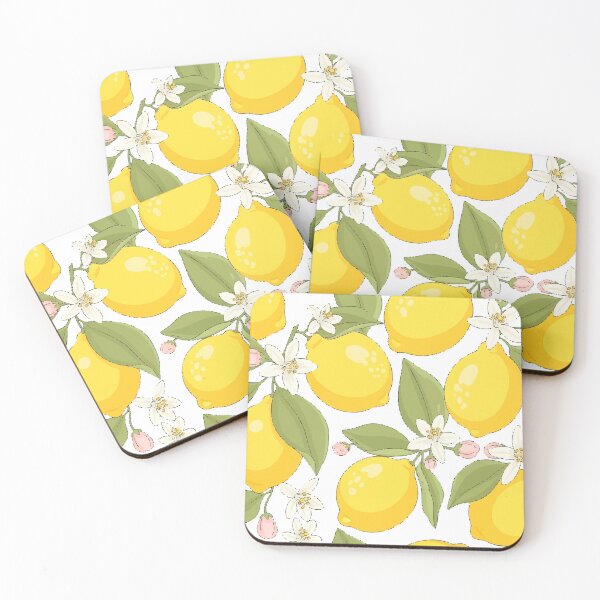Item preview, Lemon Blossom Seamless Pattern | Fresh & Cheerful Spring Summer Floral Design 2025 designed and sold by  Ojo de Lilith.