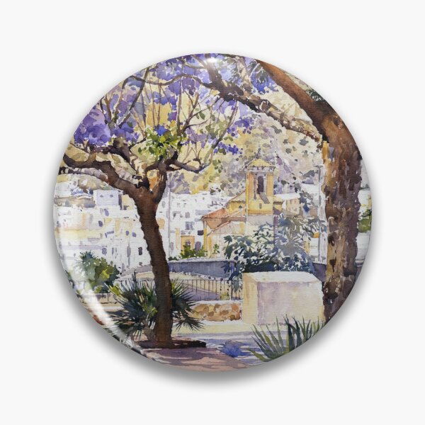 Item preview, Jacaranda Trees, Alboloduy, La Alpujarra Almeriense., Almería, Spain designed and sold by Margaret Merry.