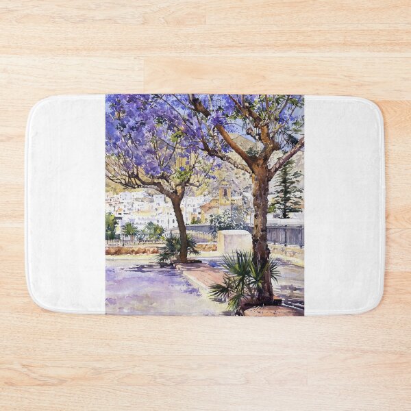 Item preview, Jacaranda Trees, Alboloduy, La Alpujarra Almeriense., Almería, Spain designed and sold by Margaret Merry.