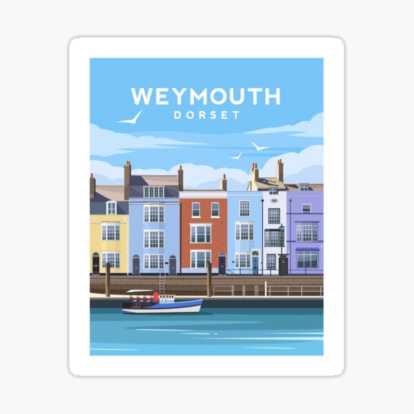 Item preview, Weymouth Harbour in Dorset, England designed and sold by typelab.