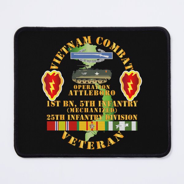 Item preview, Army - Vietnam Combat Vet w 1st Bn 5th Inf - 25th Inf Div - Operation Attleboro w VN SVC designed and sold by Military Insignia Products.
