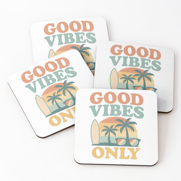 Item preview, Good Vibes Only – Retro Summer Beach Surf Design  designed and sold by BenShirtDesign.