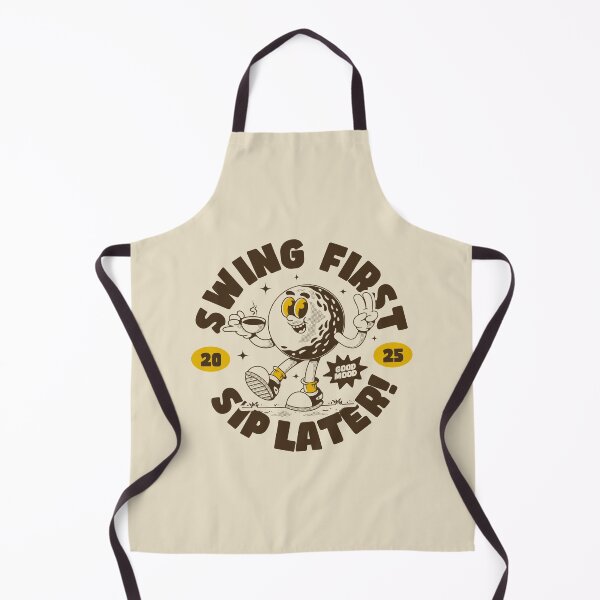 Item preview, Swing First Sip Later Funny Golf Coffee Tee designed and sold by adipra.