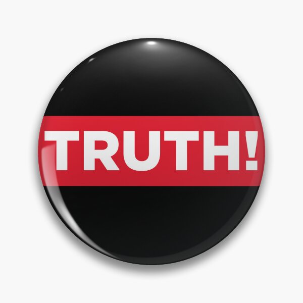 Item preview, TRUTH! Bold Red Protest Typography Statement Design designed and sold by HappyResistance.