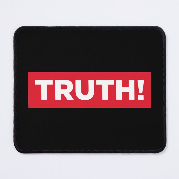 Item preview, TRUTH! Bold Red Protest Typography Statement Design designed and sold by HappyResistance.