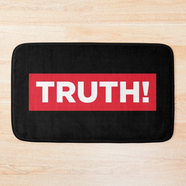 Item preview, TRUTH! Bold Red Protest Typography Statement Design designed and sold by HappyResistance.