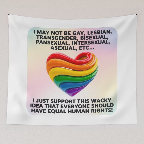 Item preview, Equal Human Rights designed and sold by Angry Swan Designs.