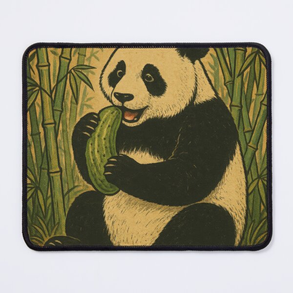 Item preview, Panda Snack Break with a Pickle designed and sold by Exploring Silliness.