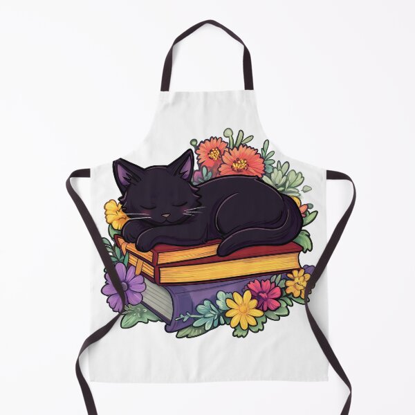 Item preview, Sleepy cat with books designed and sold by xiao xuans.