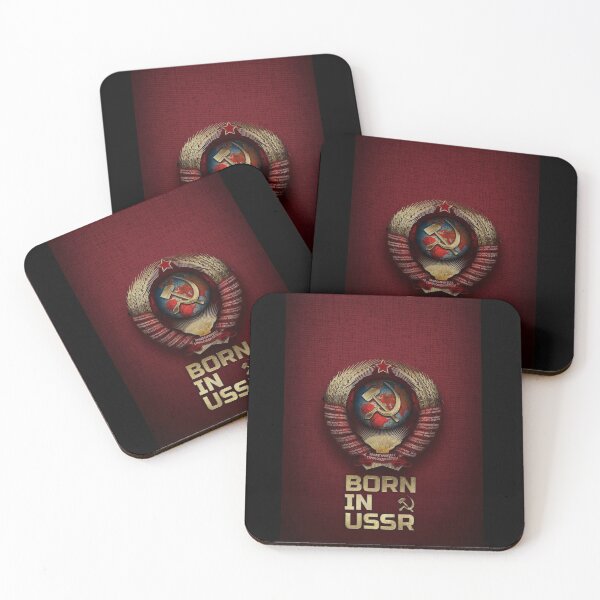 Item preview, Born in USSR – Soviet Emblem Patriotic Retro Design designed and sold by BestDetailer.
