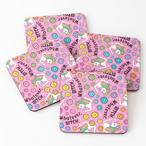 Item preview, Bitch, Whatever Sarcastic Unicorns designed and sold by KrisInStitches.