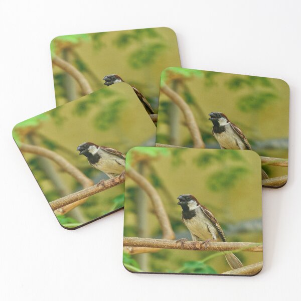 Item preview, Chirping Sparrow in Natural Habitat designed and sold by WingsOfWonders.