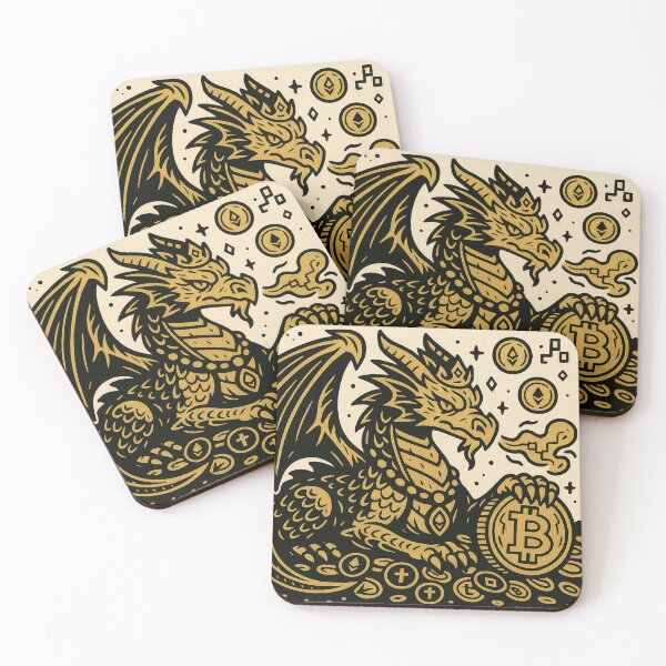 Item preview, Crypto Dragon: Master of Digital Wealth designed and sold by MarinaBlackArt.