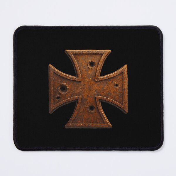 Item preview, Rusted Iron Cross – Historical Military Medal Design designed and sold by BestDetailer.