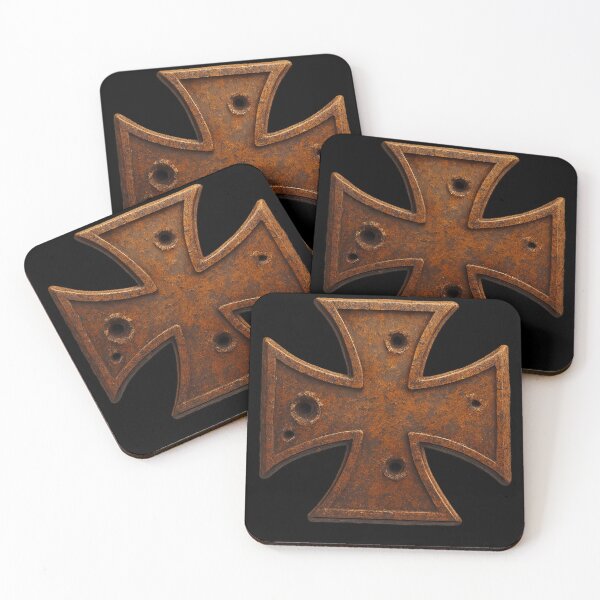 Item preview, Rusted Iron Cross – Historical Military Medal Design designed and sold by BestDetailer.