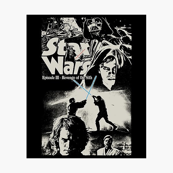 Artikel-Vorschau von Anakin: Die Rache der Sith – Filmcover-Fan-Art, designt und verkauft von LutherBruce.