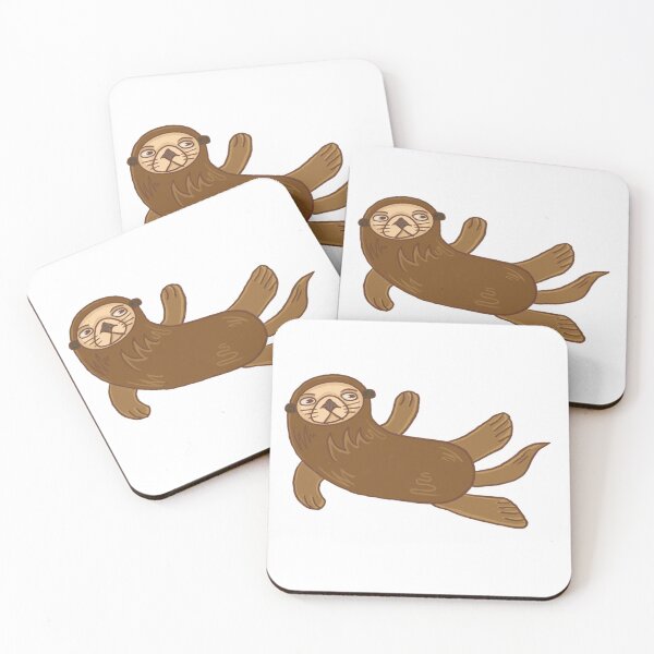 Item preview, Sea otter designed and sold by RebeccaEllasArt.