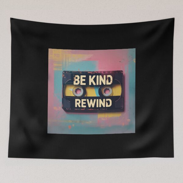 Item preview, Be Kind Rewind Retro VHS Tape Design designed and sold by The Collection.