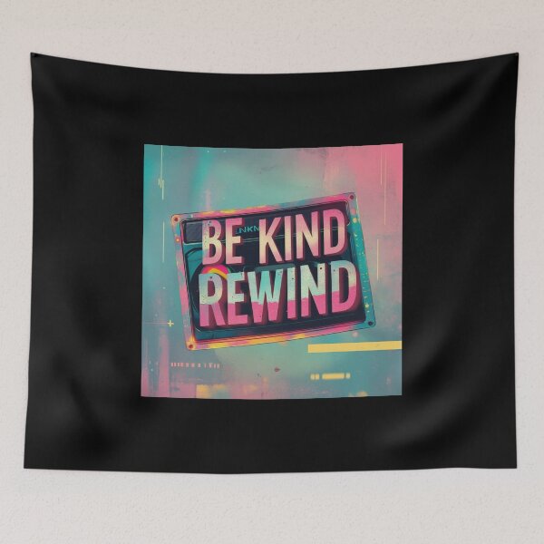 Item preview, Be Kind Rewind Retro VHS Tape Design designed and sold by The Collection.